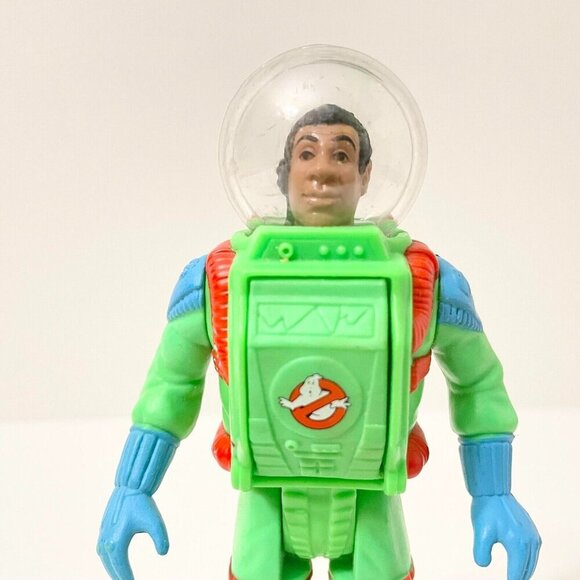 Vtg 1989 Ghostbusters Action Figure Winston Fright Features Kenner Astronaut Toy - Picture 2 of 16